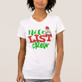 Family Christmas Gnome Shirt - Leuke lijst crew! (Voorkant)