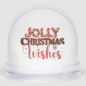 Family Christmas Keepsake Sneeuwbol (Achterkant)