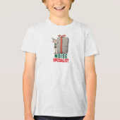 Family Christmas matching outfit sarcastic son Tri-Blend Shirt (Voorkant)