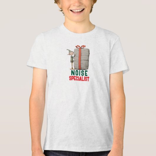 Family Christmas  matching outfit sarcastic son Tri-Blend Shirt (Voorkant)