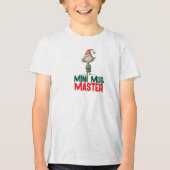 Family Christmas matching outfit sarcastic son Tri-Blend Shirt (Voorkant)