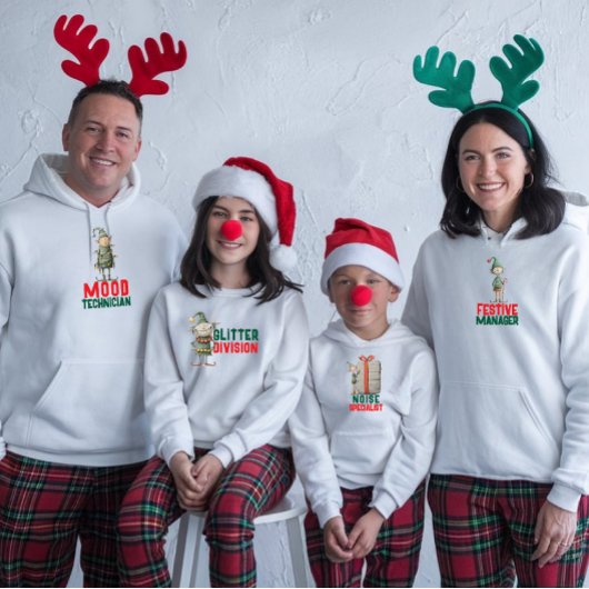 Family Christmas  matching outfit sarcastic son Tri-Blend Shirt