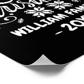 Family Christmas Matching Pajama Xmas Party  Poster (Hoek)