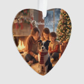 Family Christmas Ornament with Border Collie – Coz (voorkant)