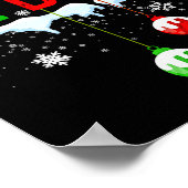 Family Christmas Pajamas Matching Mom Made Me Do I Poster (Hoek)