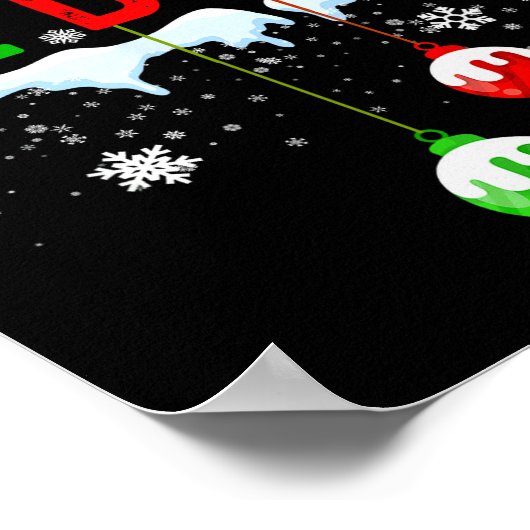 Family Christmas Pajamas Matching Mom Made Me Do I Poster (Hoek)