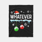 Family Christmas Pajamas Matching Whatever Fleece Deken (Voorkant)