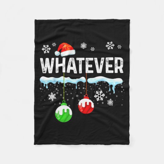 Family Christmas Pajamas Matching Whatever  Fleece Deken (Voorkant)