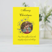 Family Christmas Photo Card Bedankkaart (Staand voorkant)