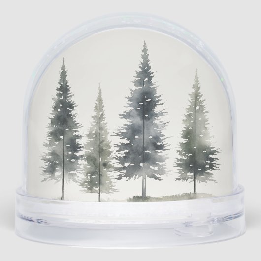 Family Christmas Photo Scandinavian Sneeuwbol (Achterkant)