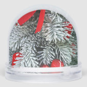 Family Christmas Photo Sneeuwbol (Achterkant)