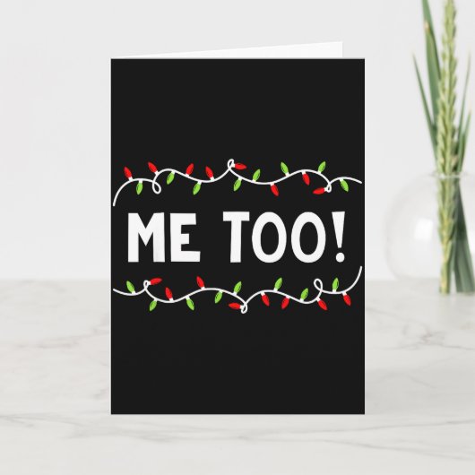 Family Christmas Shirt I Don't Do Matching But I D Kaart (Voorkant)