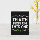 Family Christmas Shirt I Don't Do Matching But I D Kaart (Gele Bloem)