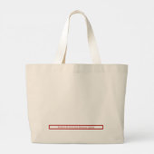 Family Christmas Shopping Weekend Crimson Ornament Grote Tote Bag (Achterkant)