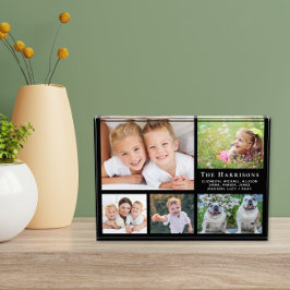 Family Collage Black Fotoblokken