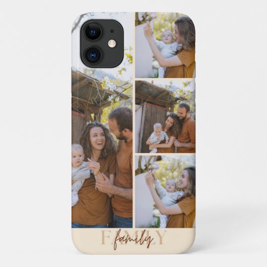 Family Collage Custom Photo Phone Case (Achterkant)