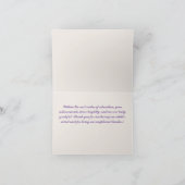 Family Consumer Science Leraar Waardering Dag Bedankkaart (Binnen)