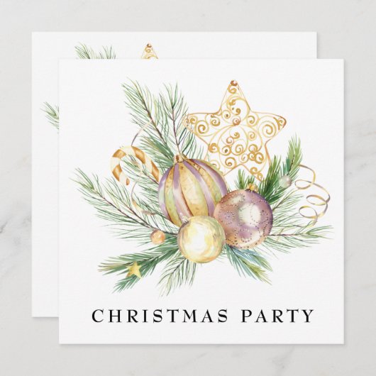 *~* Family Corporate AP20 STAR Kerstfeest Kaart (Voorkant / Achterkant)