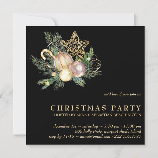 *~* Family Corporate AP20 STAR - kerstfeest Kaart (Achterkant)