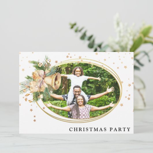 *~* Family Corporate. Kerstfeestfoto AP20 Kaart (Staand voorkant)