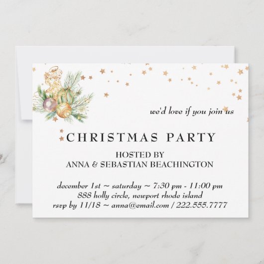 *~* Family Corporate. Kerstfeestfoto AP20 Kaart (Achterkant)