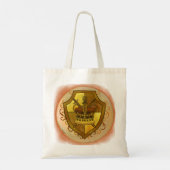Family Crest Crown Achternaam Canvas tas (Achterkant)