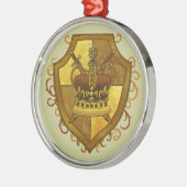 Family Crest Crown Sword Shield ornament (Links)