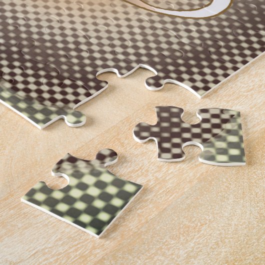 Family Crest Shield Achternaam Legpuzzel (Zijkant)