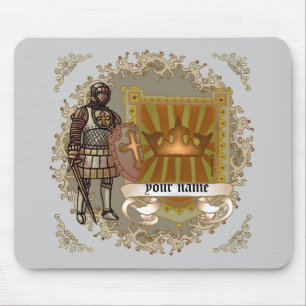 Family Crest Shield Achternaam Muismat