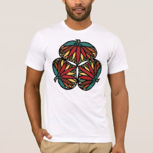 Family Crest van Tokugawa Shogun, Edo, Tokio T-shirt