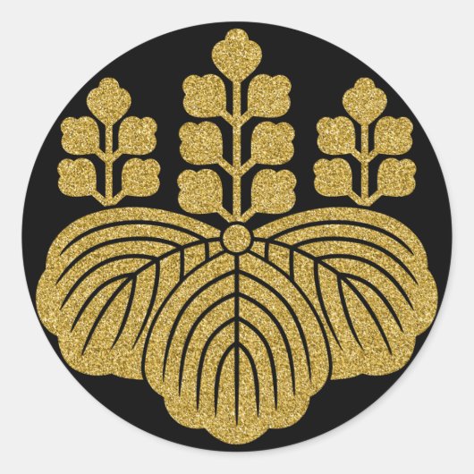 [Family Crests] Paulownia 5-7kiri Sticker (Voorkant)