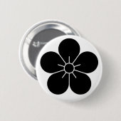 [Family Crests] Plum blossom Ronde Button 5,7 Cm (Voorkant /achterkant)
