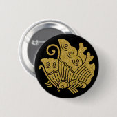 [Family Crests] Swallowtail butterfly Round Button (Voorkant /achterkant)