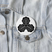 [Family Crests] three ork leaves Ronde Button 7,6 Cm (In situ)