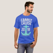 Family Cruise 2019 Ocean Liner Vacation T-shirt (Voorkant volledig)