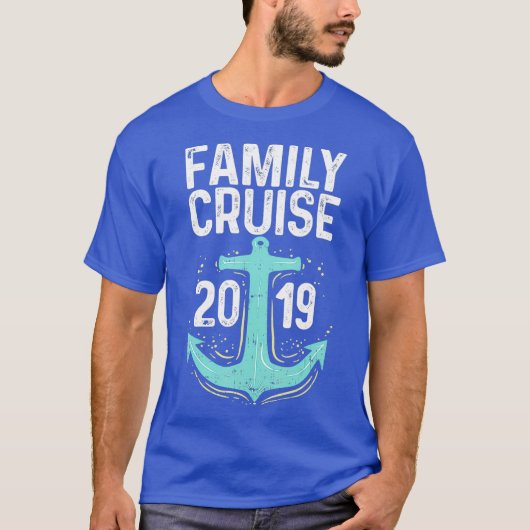 Family Cruise 2019 Ocean Liner Vacation T-shirt (Voorkant)