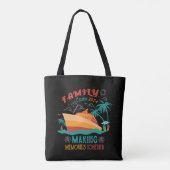 Family Cruise 2024 Samen herinneringen maken Tote Bag (Achterkant)