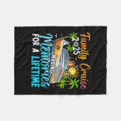 Family Cruise 2025 Family Matching Cruise Vacation Fleece Deken (Voorkant (Horizontaal))