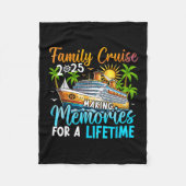 Family Cruise 2025 Family Matching Cruise Vacation Fleece Deken (Voorkant)