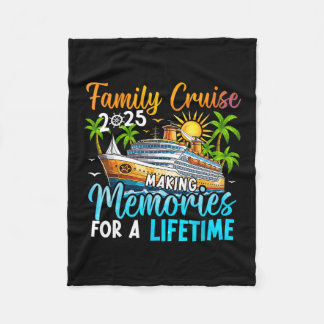 Family Cruise 2025 Family Matching Cruise Vacation Fleece Deken