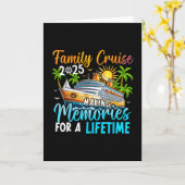 Family Cruise 2025 Family Matching Cruise Vacation Kaart (Gele Bloem)