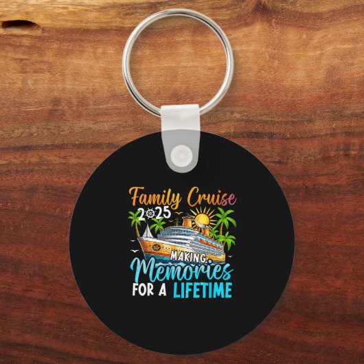 Family Cruise 2025 Family Matching Cruise Vacation Sleutelhanger (Voorkant)