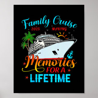 Family Cruise 2025 Making Memories For A Lifetime  Poster