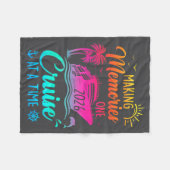 Family Cruise 2026 Making Memories One Cruise At A Fleece Deken (Voorkant (Horizontaal))