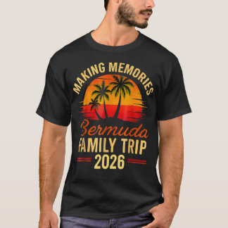 Family Cruise Bermuda 2026 Summer Matching Vacatio T-shirt
