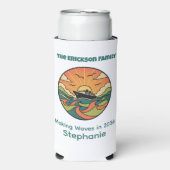 Family Cruise Can Cooler - Ocean Sunset (Seltzer Voorkant)