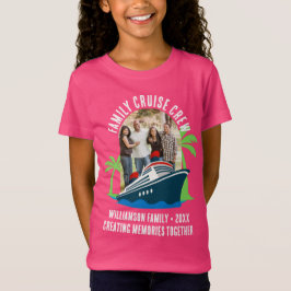 FAMILY CRUISE CREW Photo Holiday Travel T-shirt