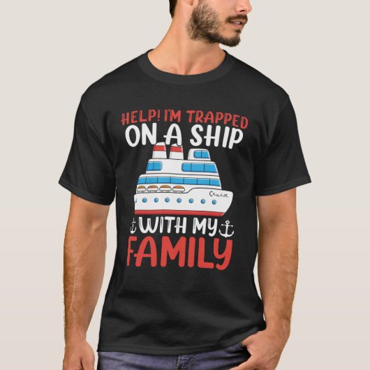 Family Cruise  Matching Vacation Group Cruising T-shirt (Voorkant)