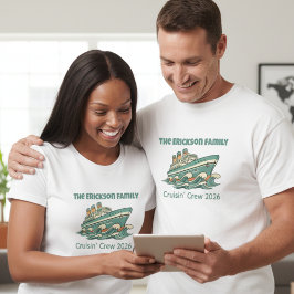 Family Cruise Retro Vacation Tee T-shirt