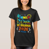 Family Cruise The Bahamas 2026 Summer Matching Vac T-shirt (Voorkant)
